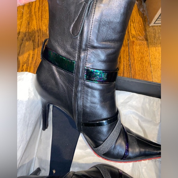 Giuseppe Zanotti Red bottom w/multi media buckled straps boots. Size 40 ***SOLD* - Picture 10 of 17